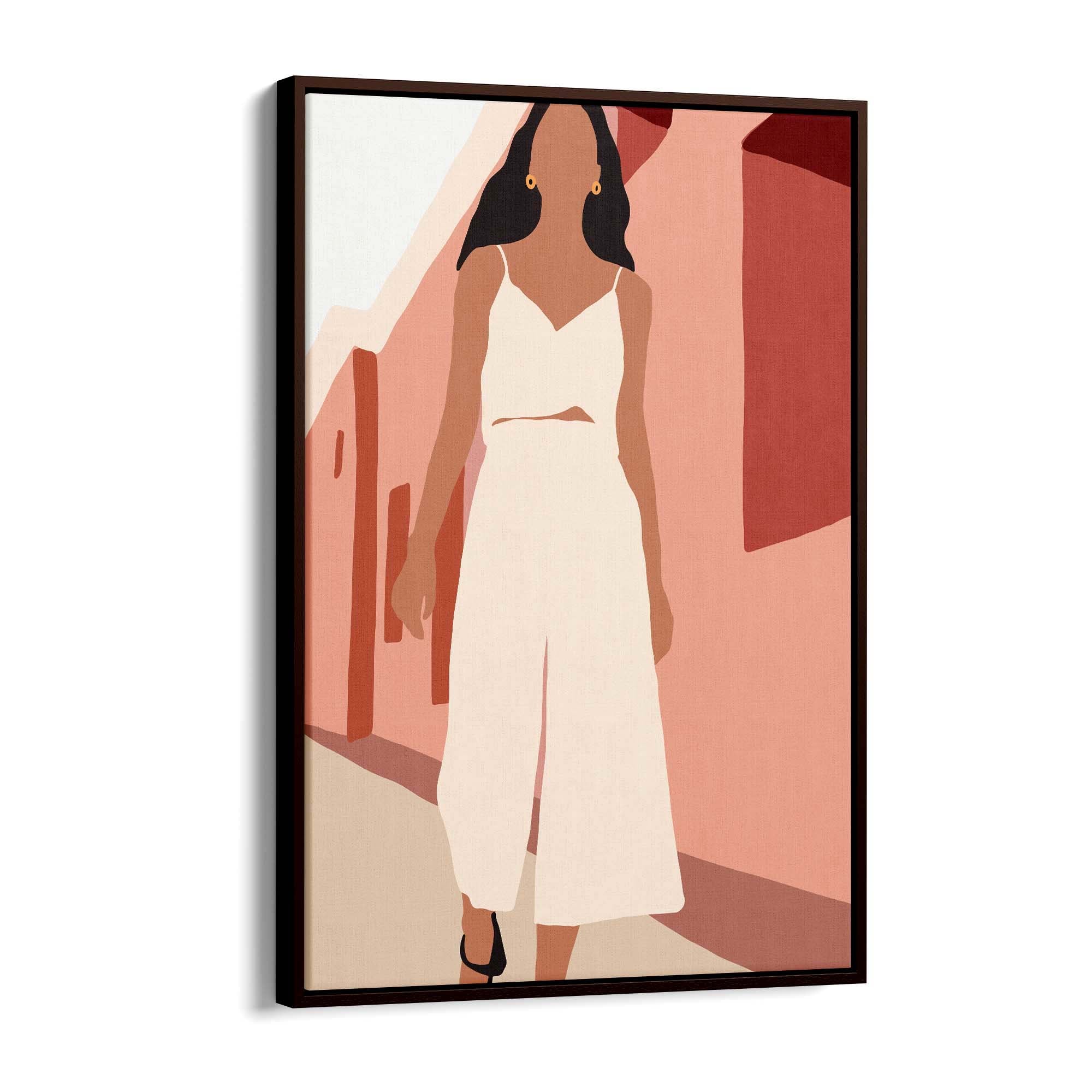 Fashion Minimal Retro Girls Bedroom Wall Art #2 - The Affordable Art Company