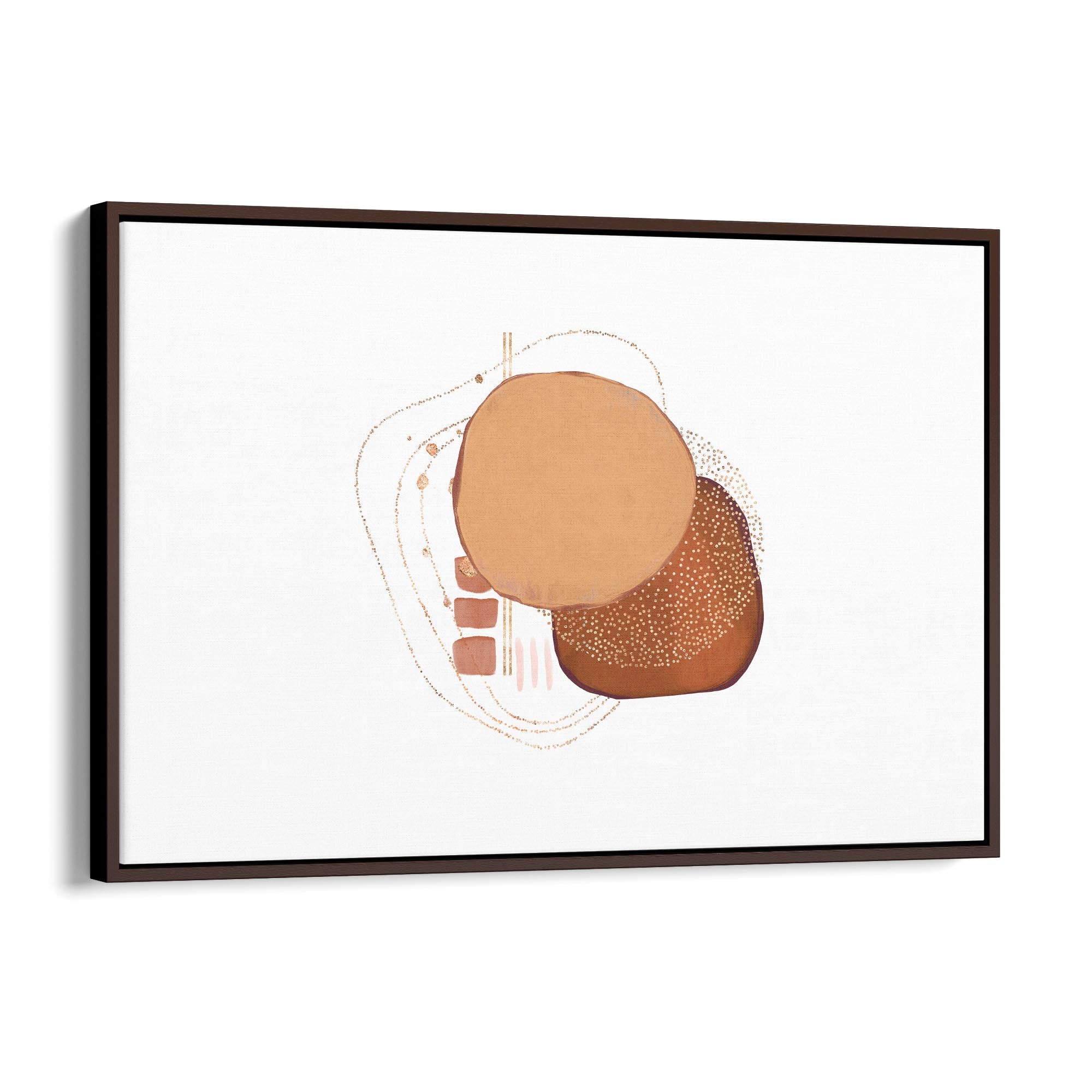 Blue Abstract Painting Minimal Modern Wall Art #12 - The Affordable Art Company