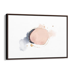 Blue Abstract Painting Minimal Modern Wall Art #9 - The Affordable Art Company