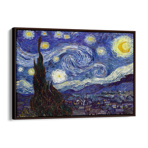 Starry Night by Vincent Van Gogh Painting Wall Art - The Affordable Art Company
