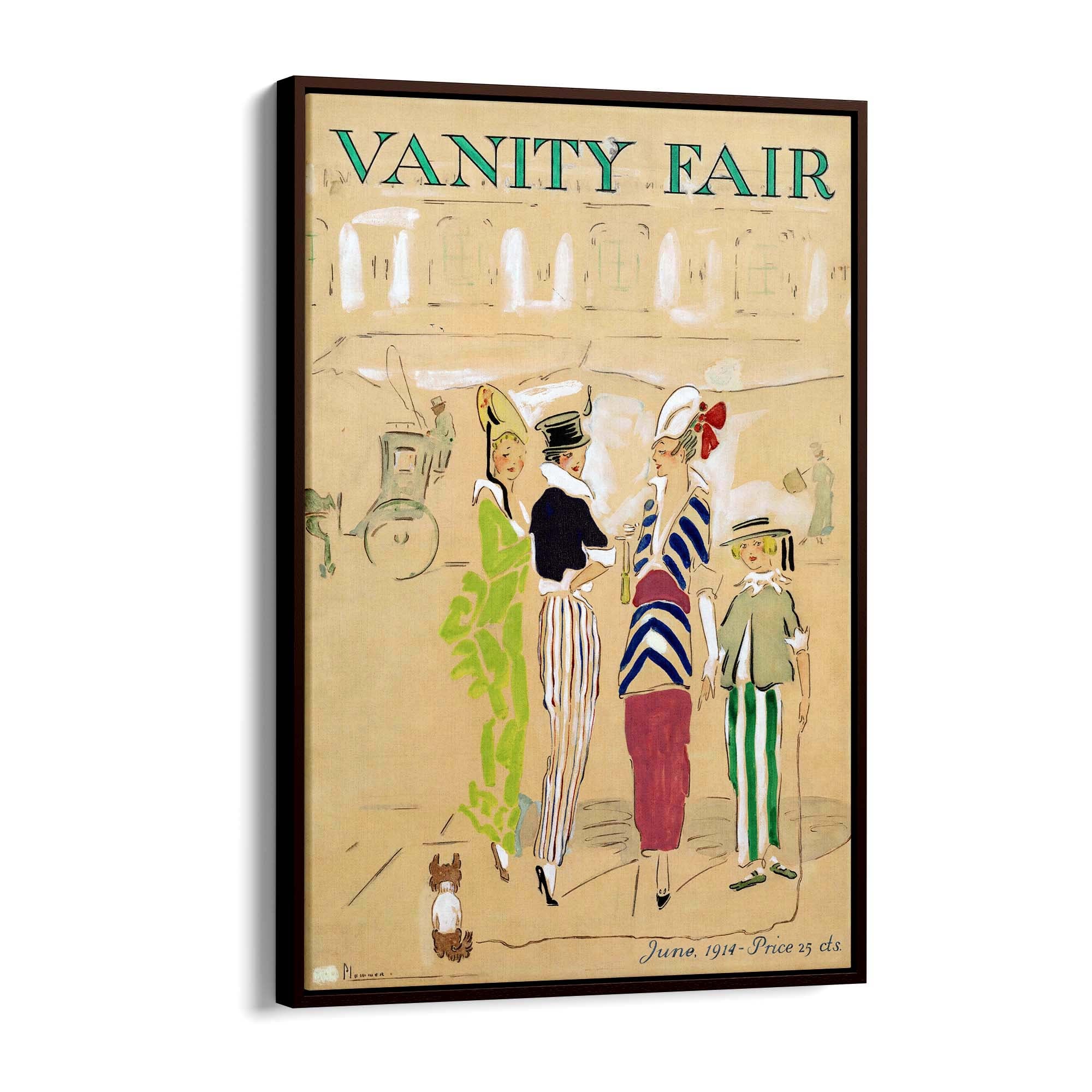 Vintage Vanity Fair Fashion Wall Art - The Affordable Art Company