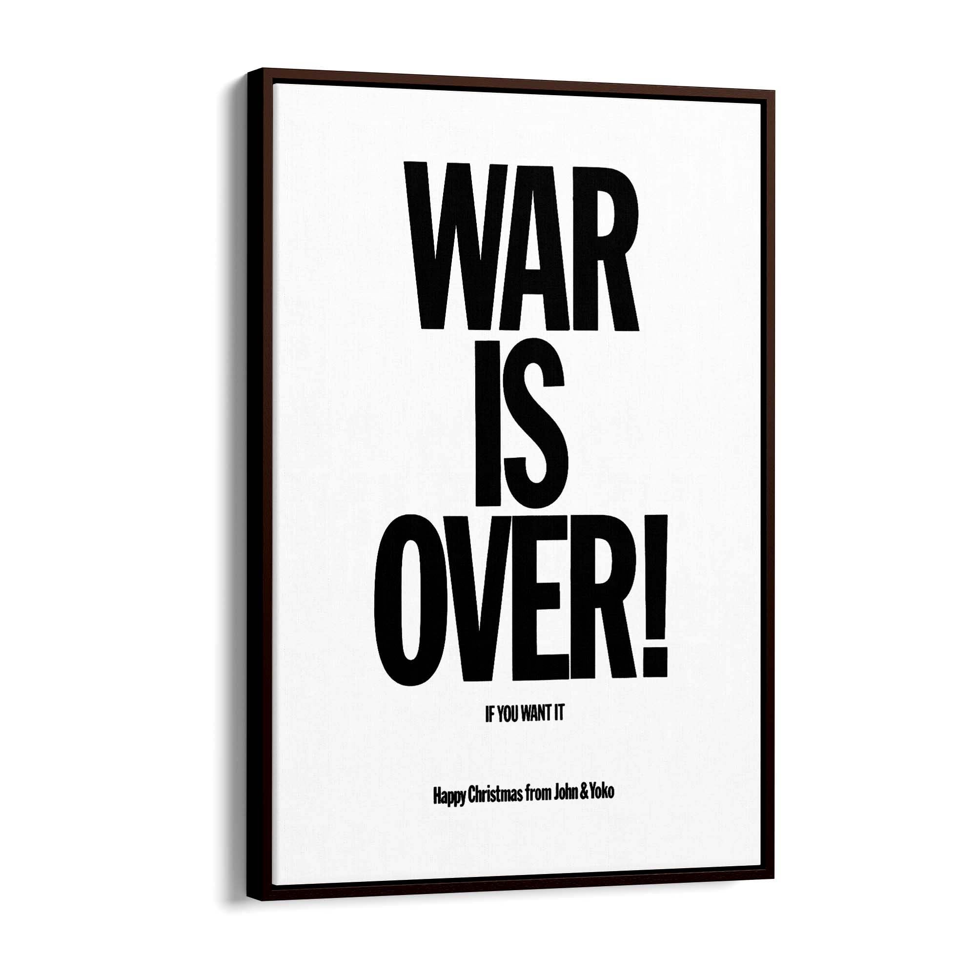 War Is Over "Christmas" John Lennon Beatles Art - The Affordable Art Company