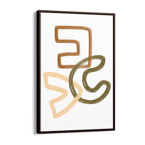 Flower Minimal Abstract Floral Wall Art - The Affordable Art Company