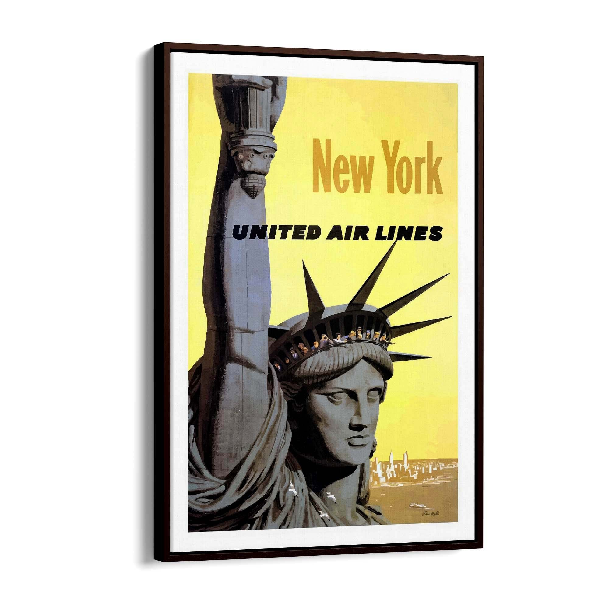 Vintage New York Travel Advert Wall Art - The Affordable Art Company