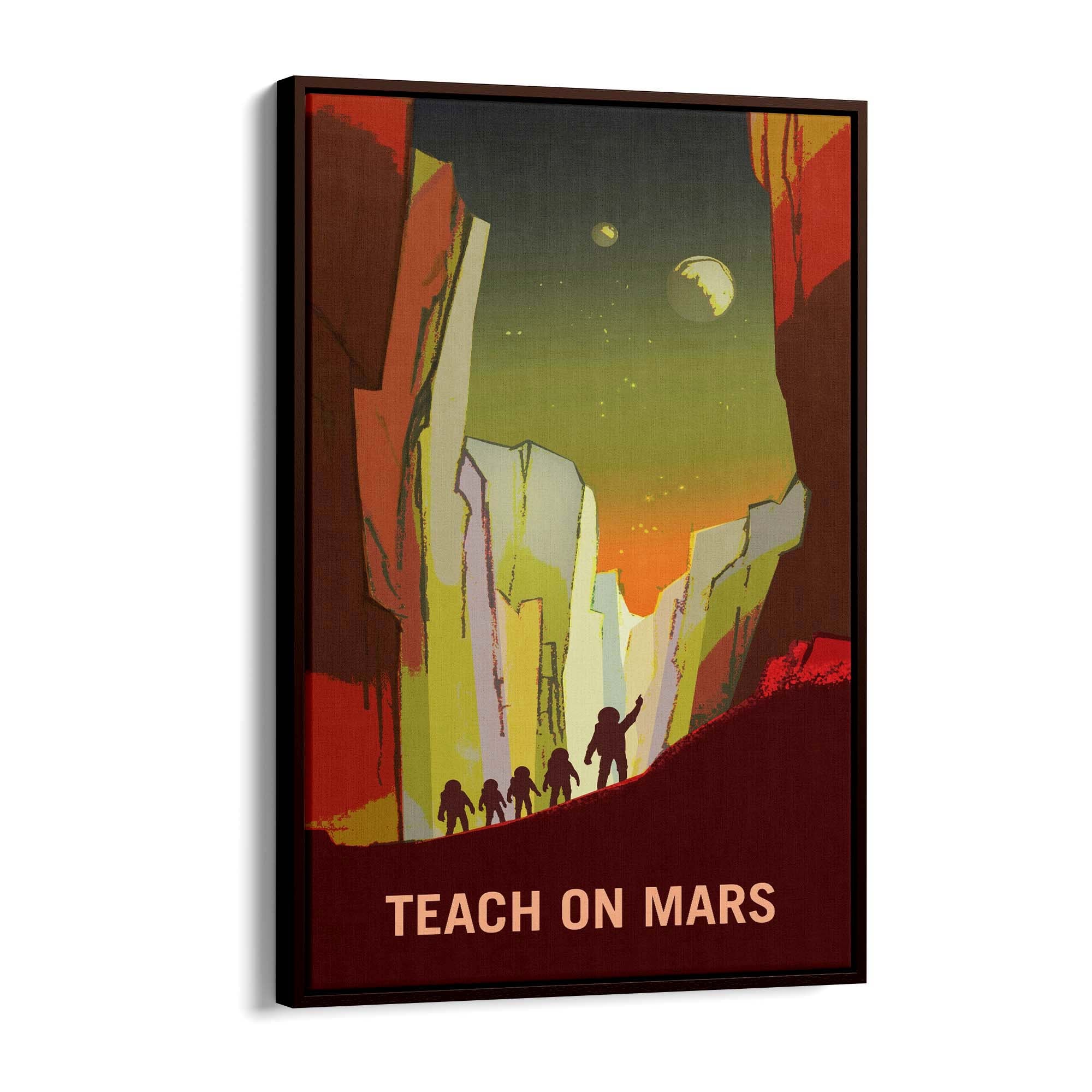 Teach on Mars Space NASA Science Wall Art - The Affordable Art Company