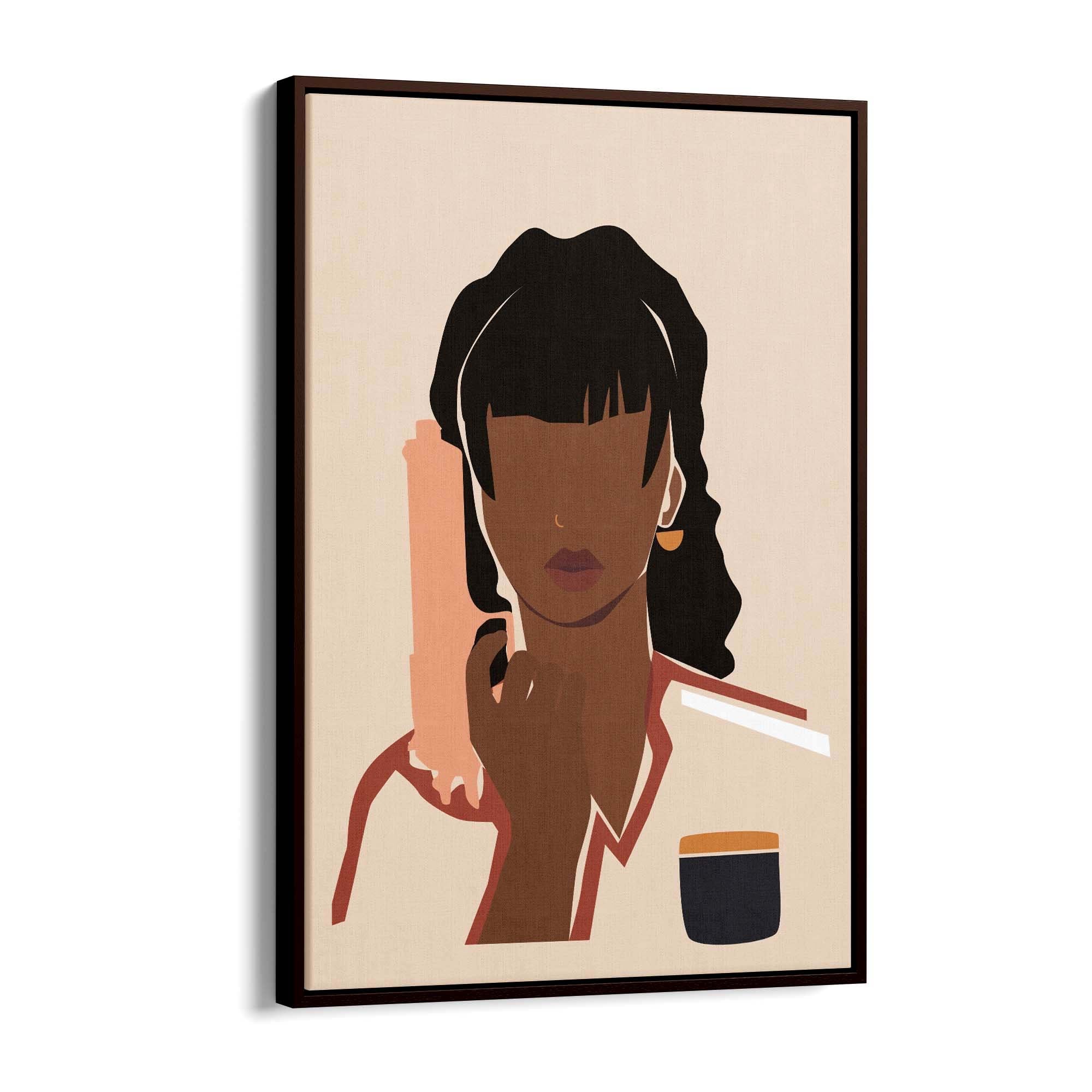 A Deadly Woman Retro Assassin Wall Art - The Affordable Art Company