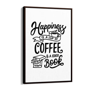 Coffee Quote Minimal Kitchen Cafe Style Wall Art #11 - The Affordable Art Company