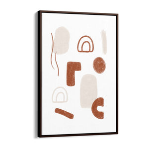 Modern Abstract Shape Minimal Retro Wall Art #7 - The Affordable Art Company