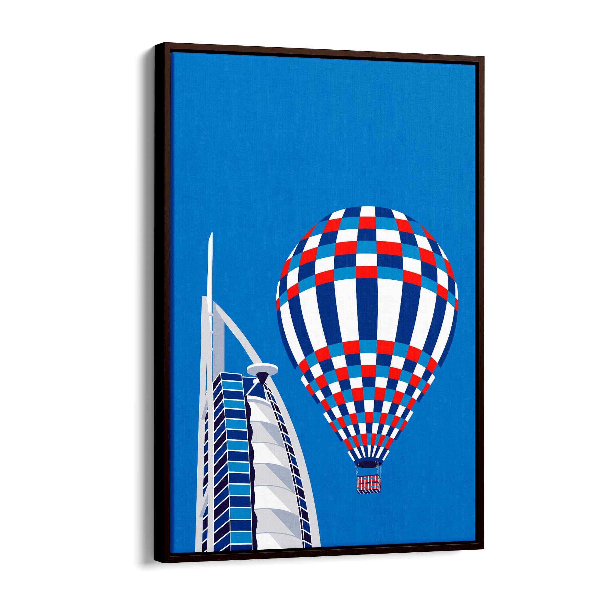 Retro Dubai UAE World Travel Vintage Wall Art #2 - The Affordable Art Company