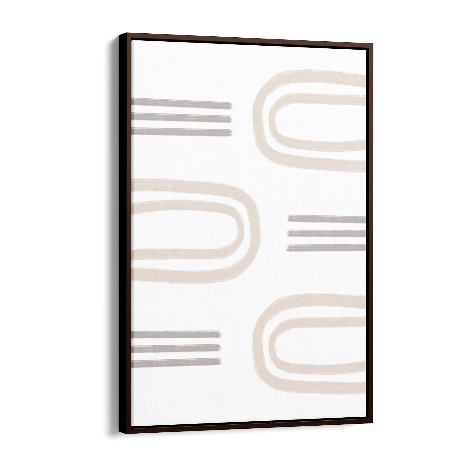Modern Abstract Shape Minimal Retro Wall Art #11 - The Affordable Art Company