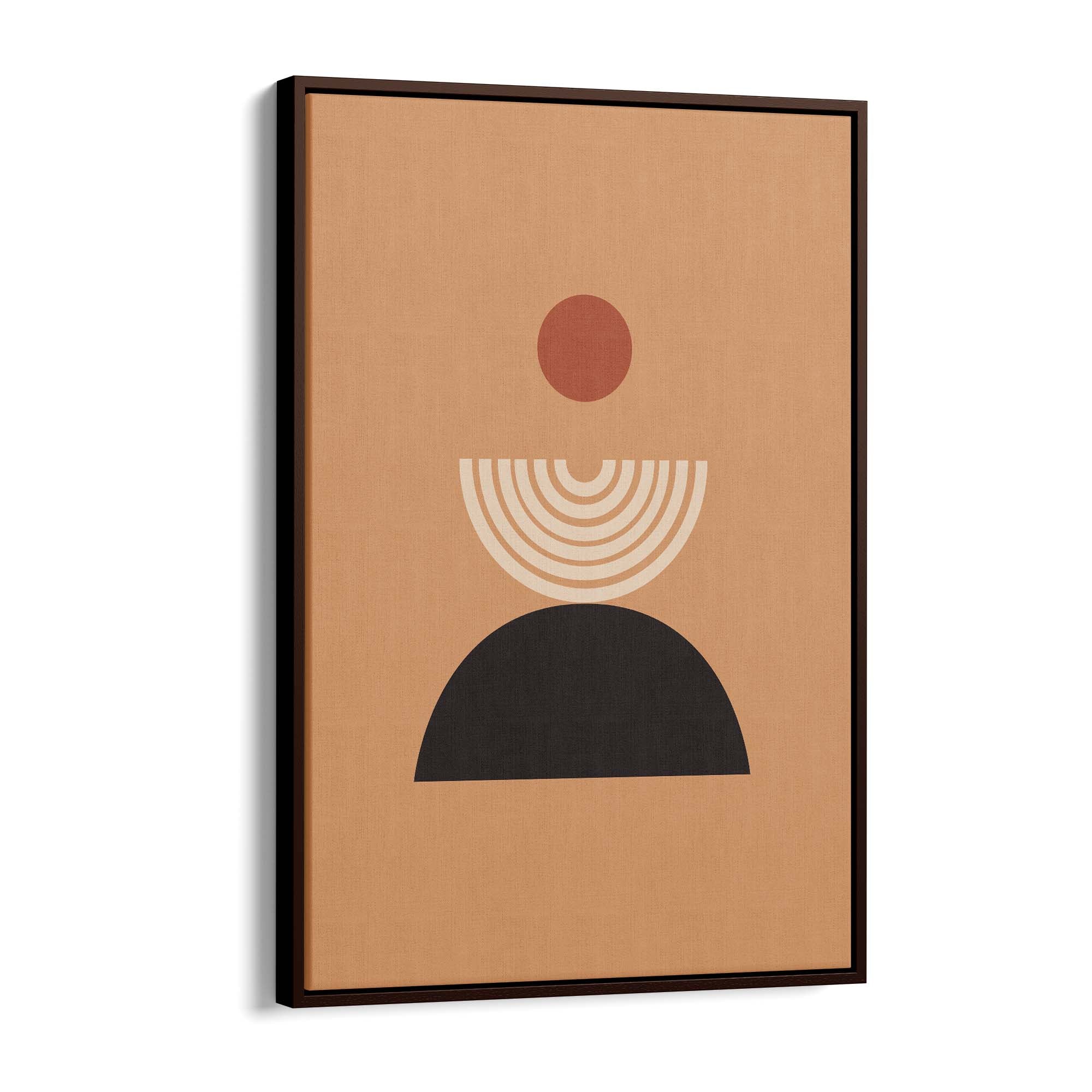 Minimal Pastel Abstract Retro Shapes Wall Art #2 - The Affordable Art Company