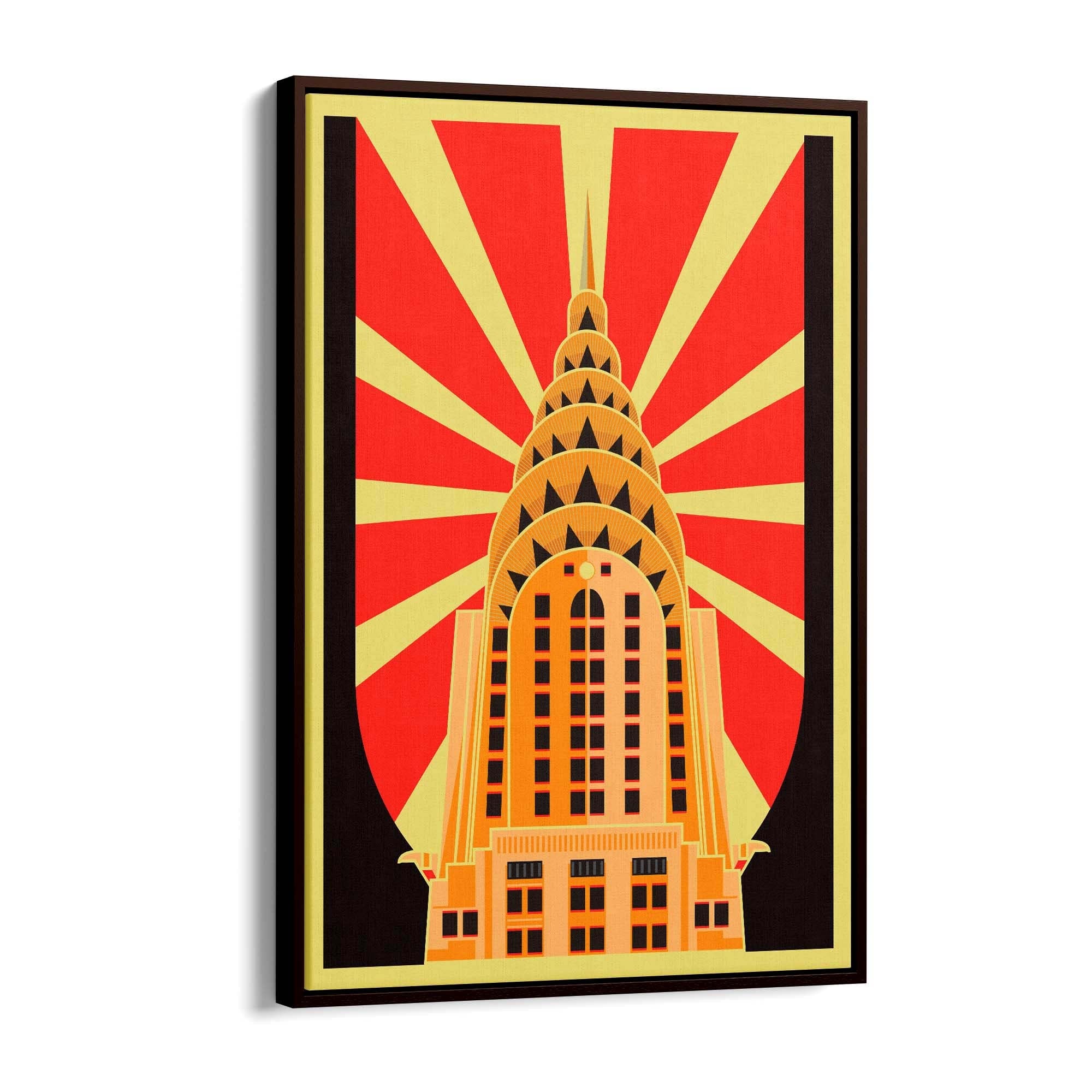 Art Deco Chrysler Building Vintage New York Wall Art - The Affordable Art Company