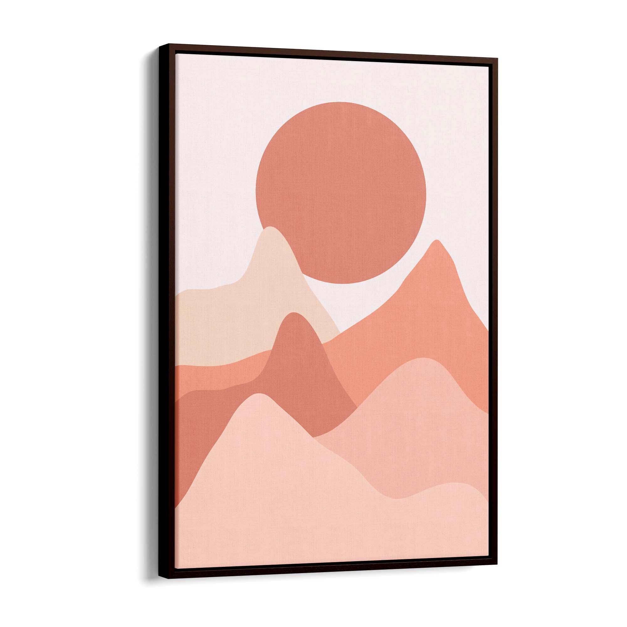 Minimal Mountain Wall Art - The Affordable Art Company