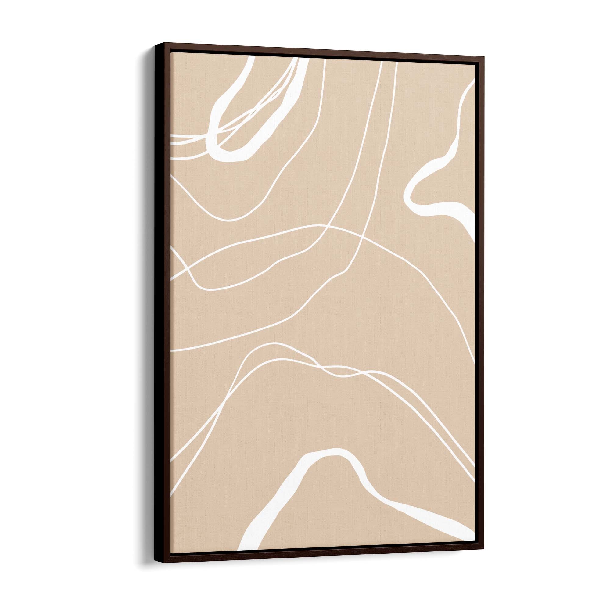 Minimal Pastel Abstract Retro Shapes Wall Art #7 - The Affordable Art Company