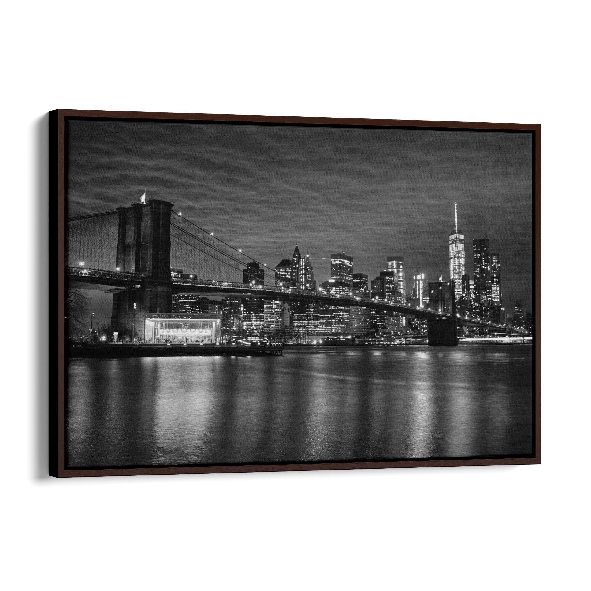 Brooklyn Bridge New York Photograph Wall Art - The Affordable Art Company