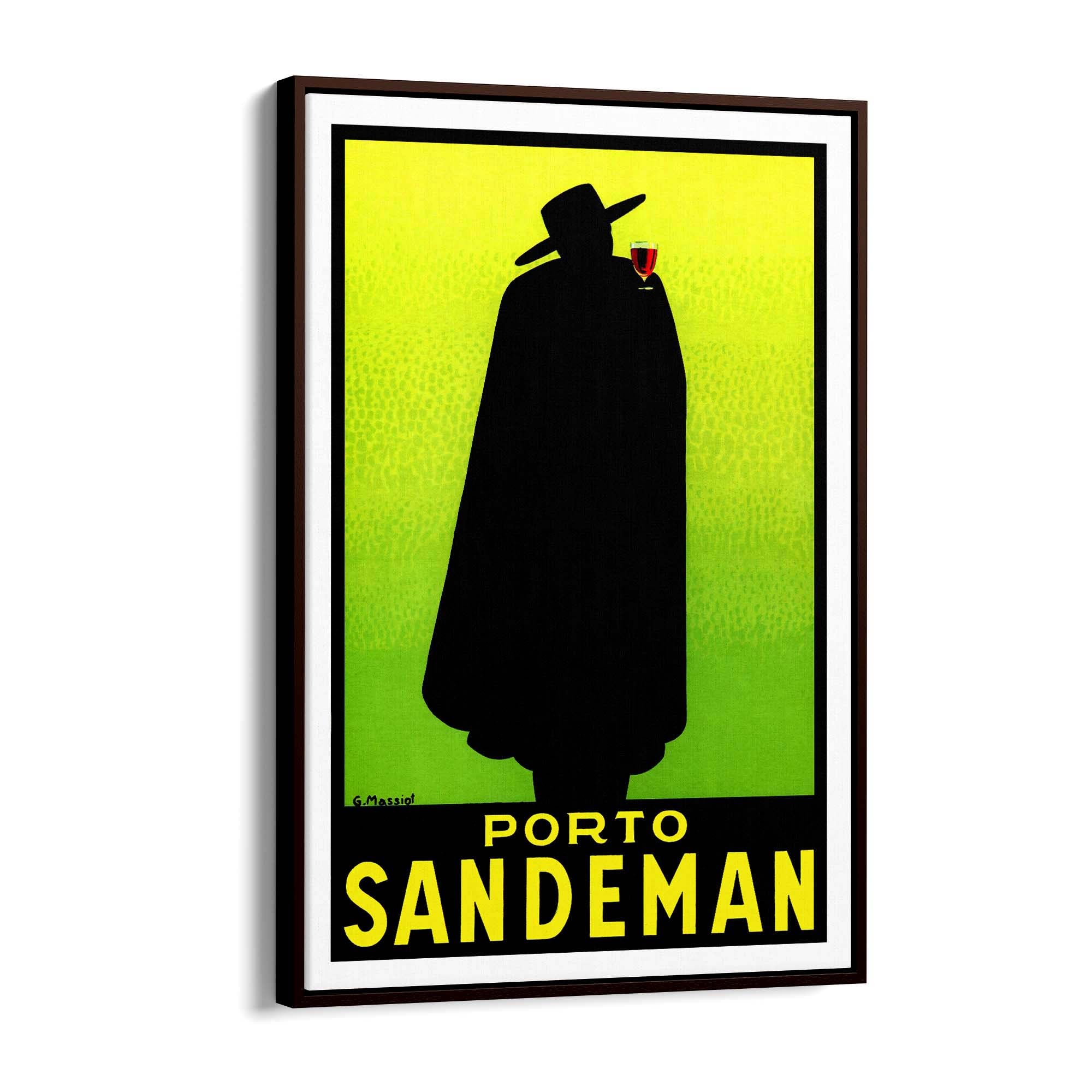 Porto Sandeman Vintage Drinks Advert Wall Art - The Affordable Art Company