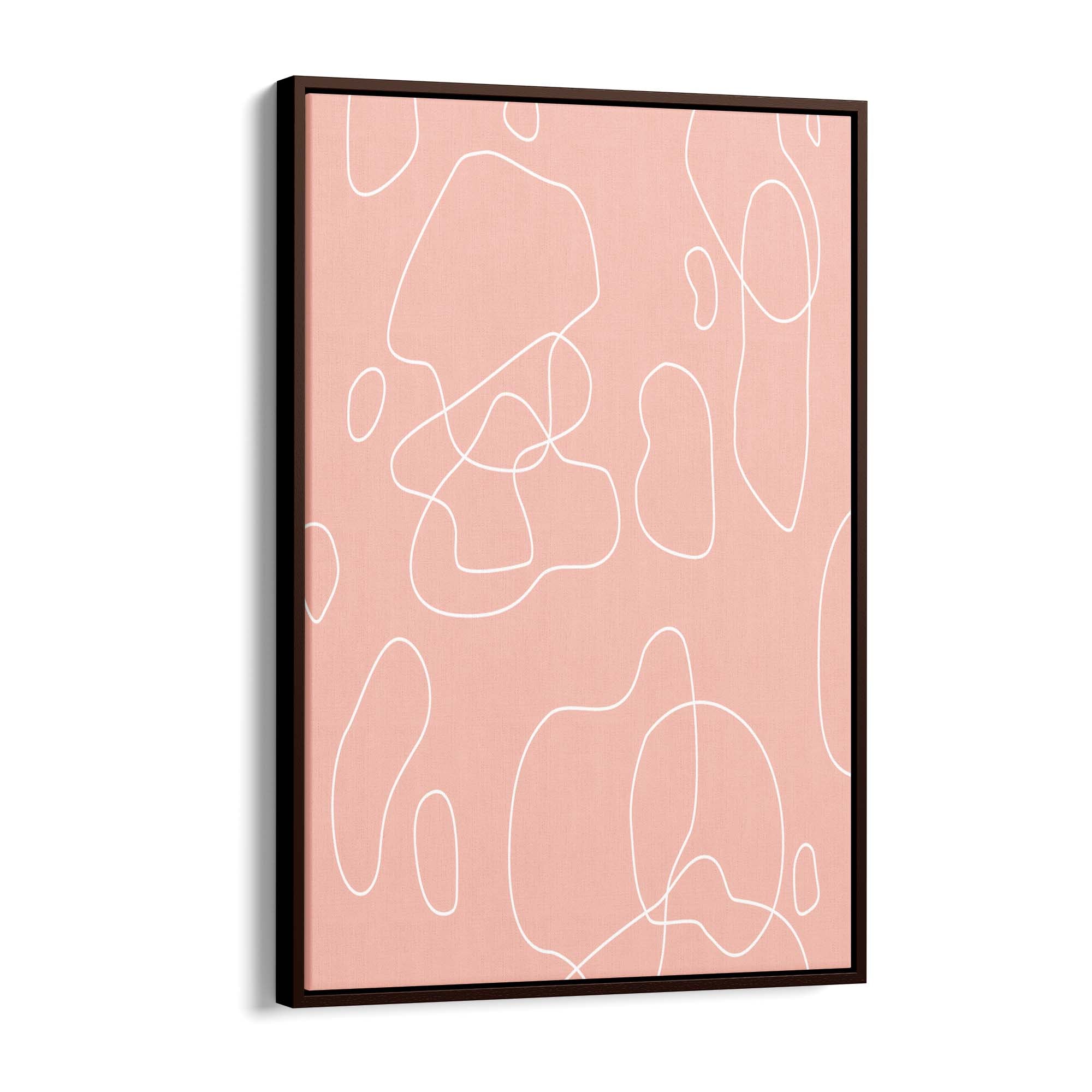 Calm Abstract Minimal Pastel Modern Wall Art #3 - The Affordable Art Company