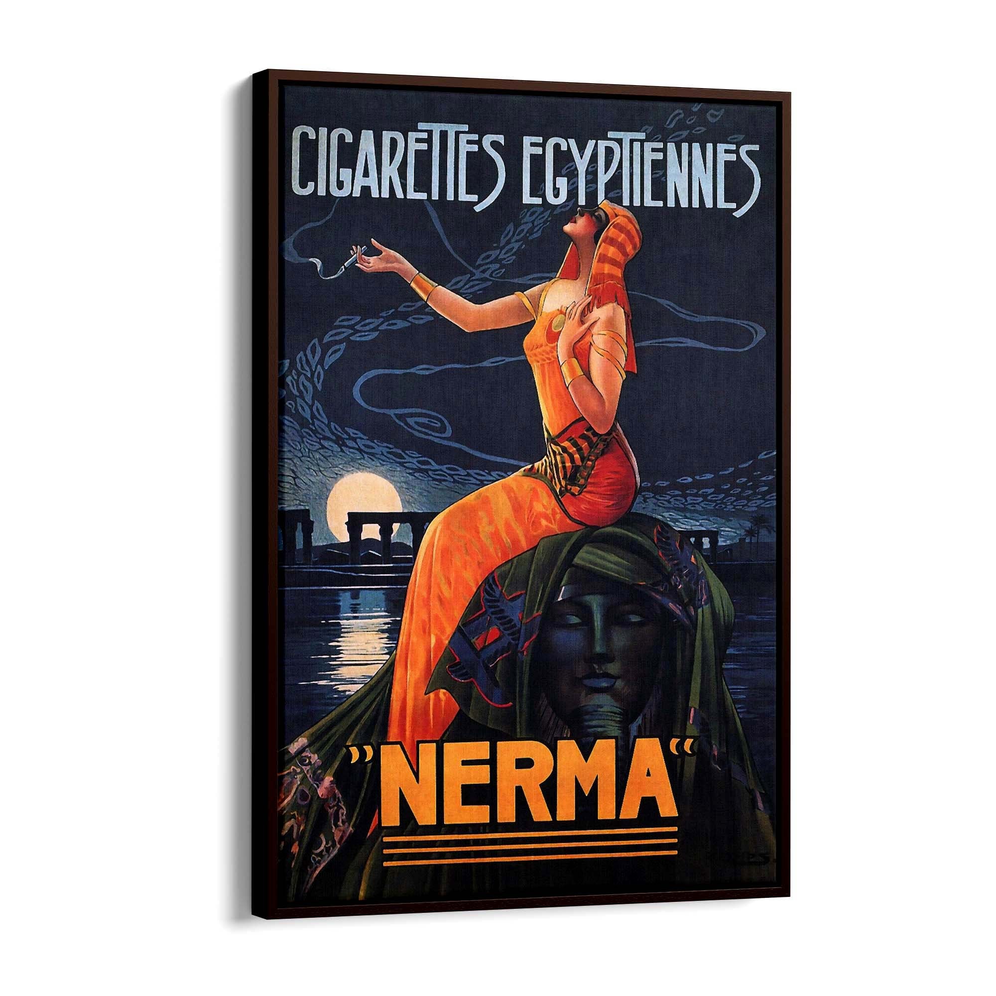 French Cigarette Vintage Advert Wall Art - The Affordable Art Company