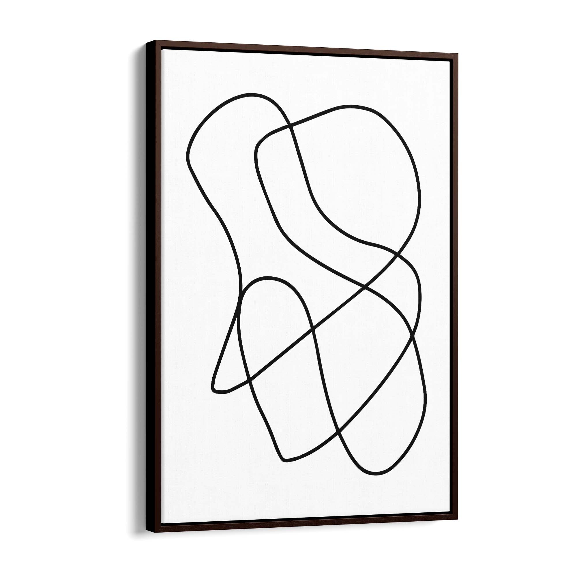 Minimal Abstract Modern Line Artwork Wall Art #5 - The Affordable Art Company