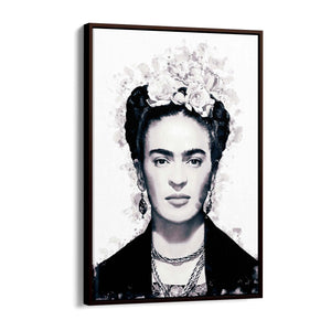 Minimal Frida Kahlo Fashion Girls Bedroom Wall Art - The Affordable Art Company