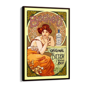 Bechers Bitter Vintage Cafe Style Kitchen Wall Art - The Affordable Art Company